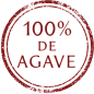 100% Agave badge