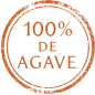 100% Agave badge